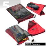 5-in-1 Nylon Drawstring Bags for Camping