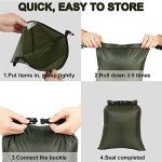 Ucolofun Waterproof Dry Bag Set, 5 Packs