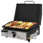 Portable 17" Propane Griddle for Outdoor Cooking