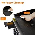 Portable 17" Propane Griddle for Outdoor Cooking