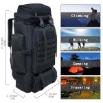 Ogetok 80L Tactical Water-Resistant Camping Backpack