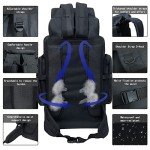 Ogetok 80L Tactical Water-Resistant Camping Backpack