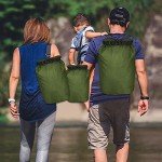 5 Pack Waterproof Dry Sacks for Camping & Kayaking