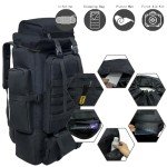 Ogetok 80L Tactical Water-Resistant Camping Backpack