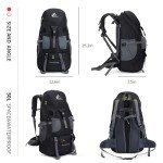 50L Ultra Lightweight Frameless Hiking Backpack
