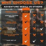 Heavy Duty 24" Folding Campfire Grill and Grate