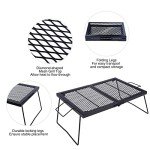 REDCAMP Portable Heavy Duty Folding Campfire Grill