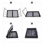 REDCAMP Portable Heavy Duty Folding Campfire Grill