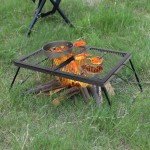 REDCAMP Portable Heavy Duty Folding Campfire Grill