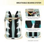 Bseash 40L Waterproof Hiking Backpack with Rain Cover