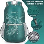 ZOMAKE Lightweight 20L Water-Resistant Hiking Backpack