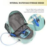 Bseash 40L Waterproof Hiking Backpack with Rain Cover