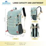 Bseash 40L Waterproof Hiking Backpack with Rain Cover
