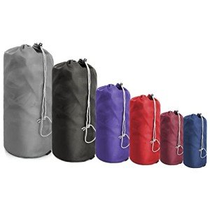BeeGreen 6 Pack Lightweight Drawstring Stuff Sacks