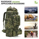 King'sGuard 100L Molle Military Camping Backpack