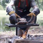 GameMaker Gravity Combo Grill & Skillet for Camping