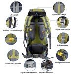70L Lightweight Hiking Backpack for Outdoor Adventures