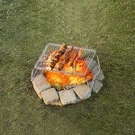REDCAMP Portable Stainless Steel Campfire Grill