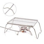 REDCAMP Portable Stainless Steel Campfire Grill