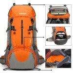 King'sGuard 70L Waterproof Lightweight Hiking Backpack
