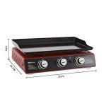 Royal Gourmet 3-Burner Portable Gas Grill - Red
