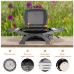 Hykolity Portable 12,000 BTU Propane BBQ Grill