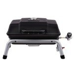 Portable 1-Burner Propane Gas Grill - Black