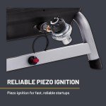 Portable 1-Burner Propane Gas Grill - Black