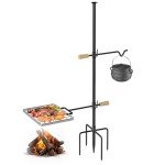 QuillVox Heavy Duty Campfire Grill Grate