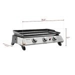 Portable Propane Gas Grill Griddle for Camping