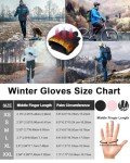 RIGWARL Waterproof Touchscreen Winter Gloves for All
