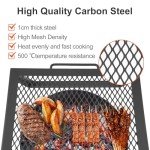 Odoland Portable Folding Campfire Grill with Storage Bag