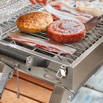 Portable Stainless Steel Propane Grill for Camping