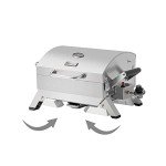 Portable Stainless Steel Propane Grill for Camping