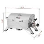 Portable Stainless Steel Propane Grill for Camping