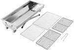 Portable Stainless Steel Charcoal Grill for Camping