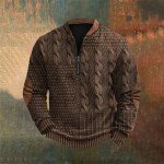 Men's Quarter Zip Fleece Hoodie and Sweater