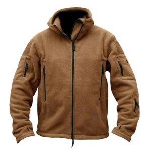 Men's Fleece Zip-Up Hoodie and Flannel Shirt