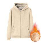 Men's Heavyweight Sherpa-Lined Zip-Up Hoodie