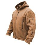 Men's Fleece Zip-Up Hoodie and Flannel Shirt