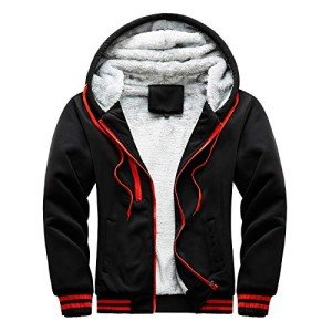 Men's Warm Sherpa Lined Fleece Hoodies