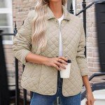 Lightweight Women's Quilted Puffer Jacket with Pockets