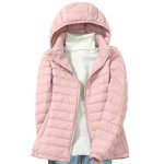 Women's Packable Lightweight Quilted Hooded Jacket