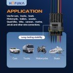 Waterproof 5-Pin Electrical Connector Kit - 5 Sets