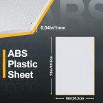 Kinlink Flexible Moldable ABS Plastic Sheets - 6 Pack