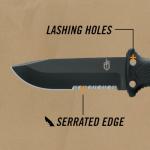 Gerber LMF II Tactical Survival Knife with Sharpener
