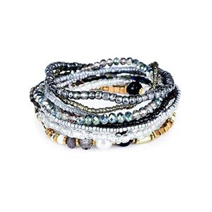 Colorful Bohemian Beaded Stackable Bracelets for Women