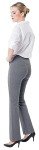Houndstooth Stretchy Yoga Dress Pants for Women