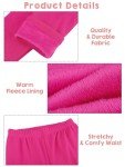 3 Pack Girls' Warm Fleece Leggings Tights