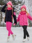 3 Pack Girls' Warm Fleece Leggings Tights